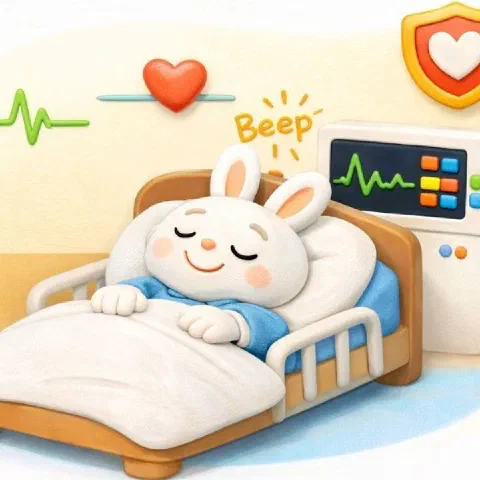 毫米波非接觸式生理監測示意圖